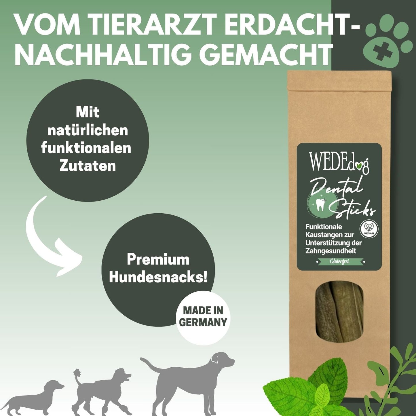 WEDEdog DENTAL STICKS Kausticks 115g