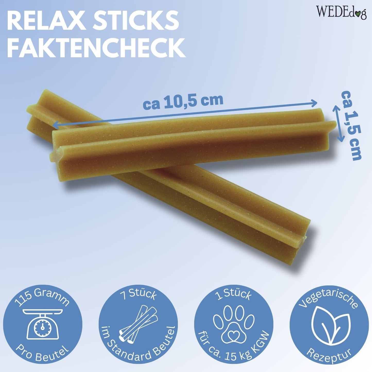 WEDEdog RELAX STICKS Kausticks 7 Stück