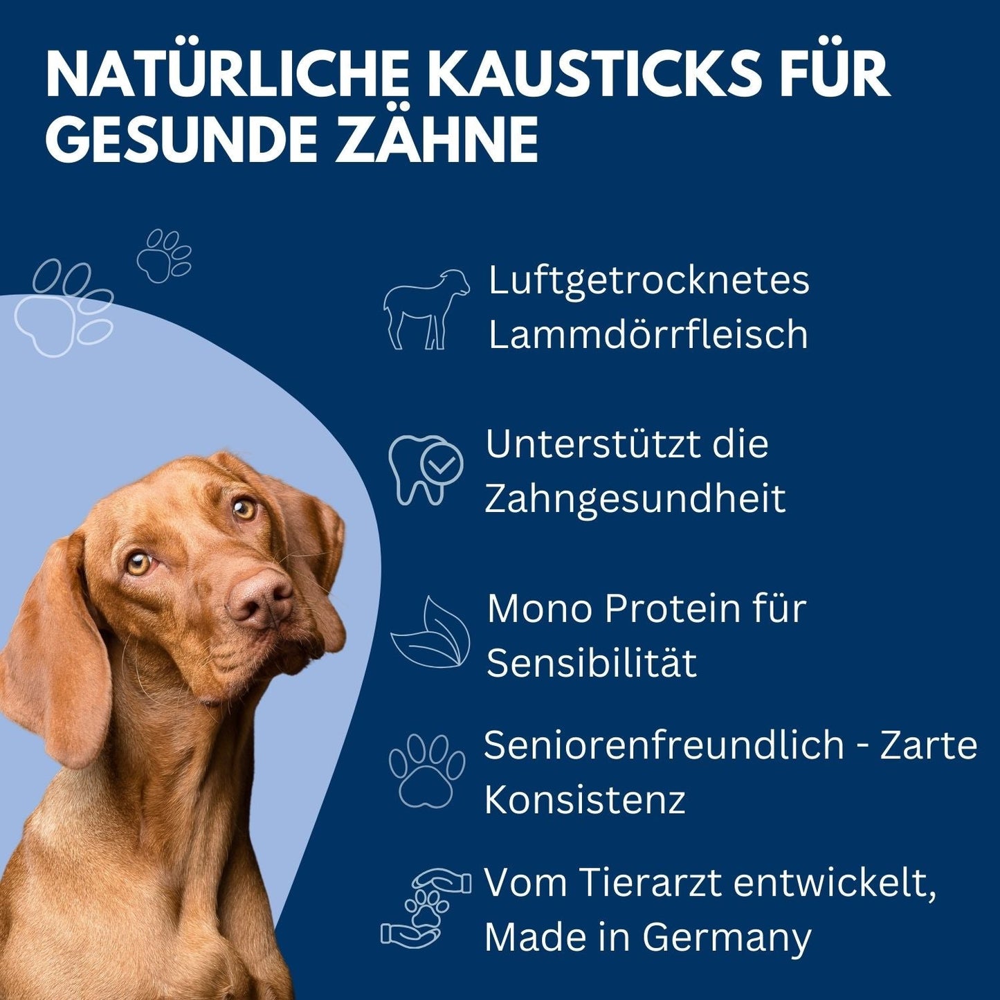 WEDEdog SOFT Sticks Lamm Zahnpflege Kausticks