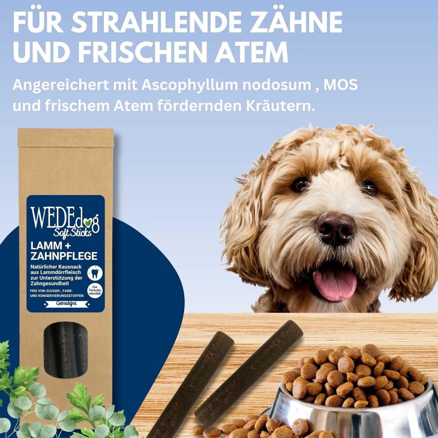 WEDEdog SOFT Sticks Lamm Zahnpflege Kausticks