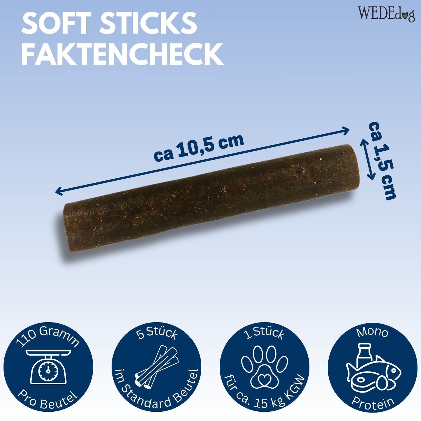 WEDEdog SOFT Sticks Lamm Zahnpflege Kausticks
