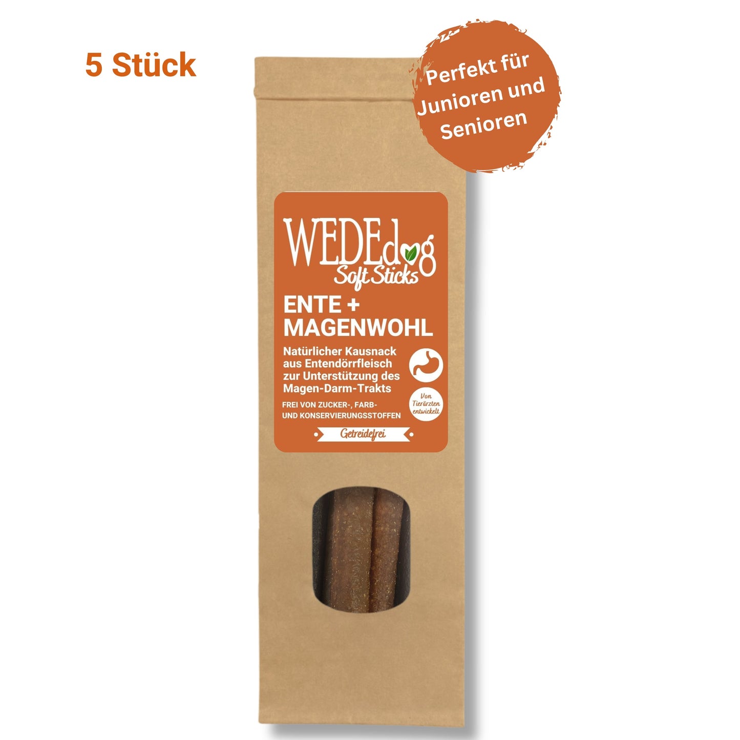 WEDEdog SOFT Sticks Ente Magenwohl Kausticks