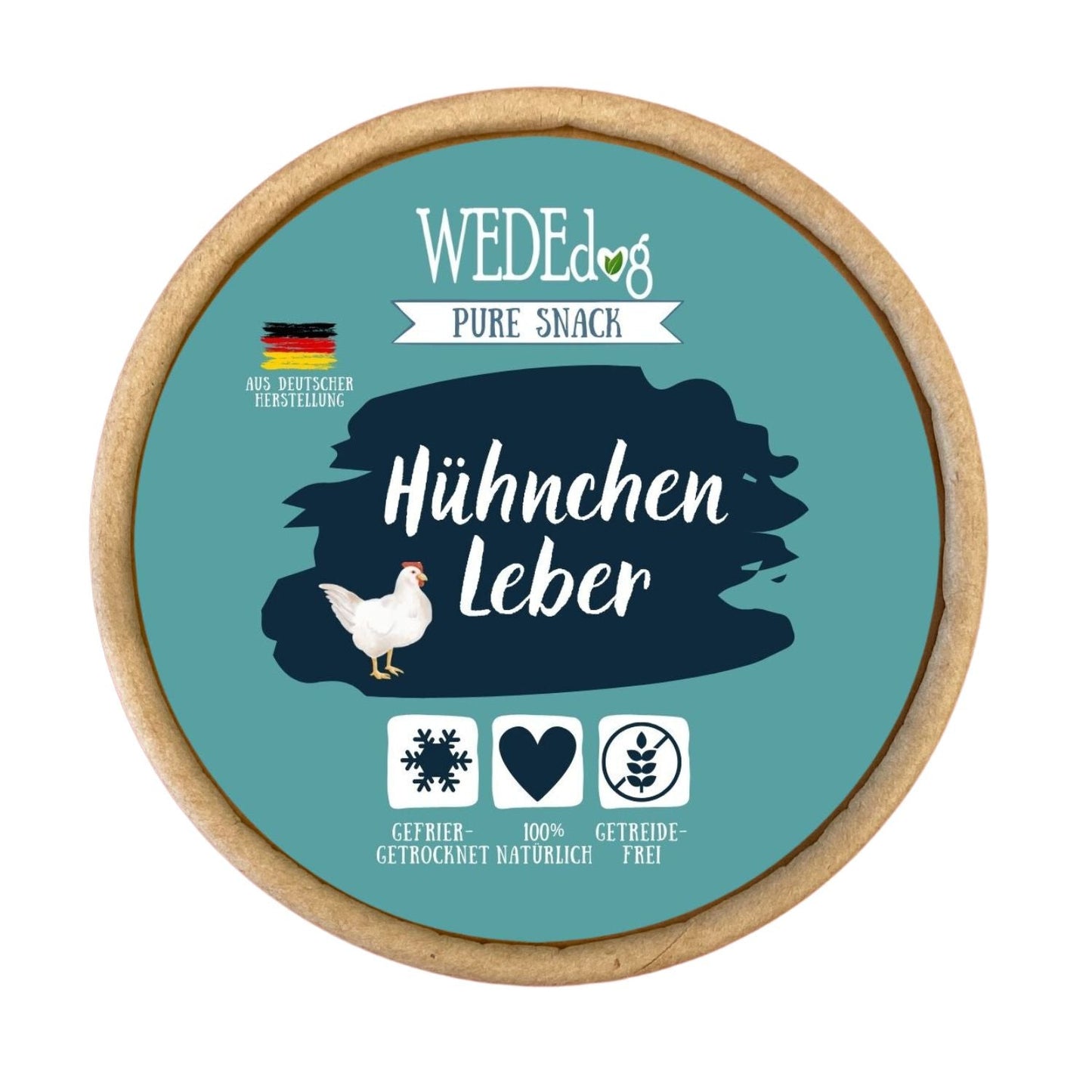 WEDEdog Pure Gefriergetrocknete Hühnchenleber 30g