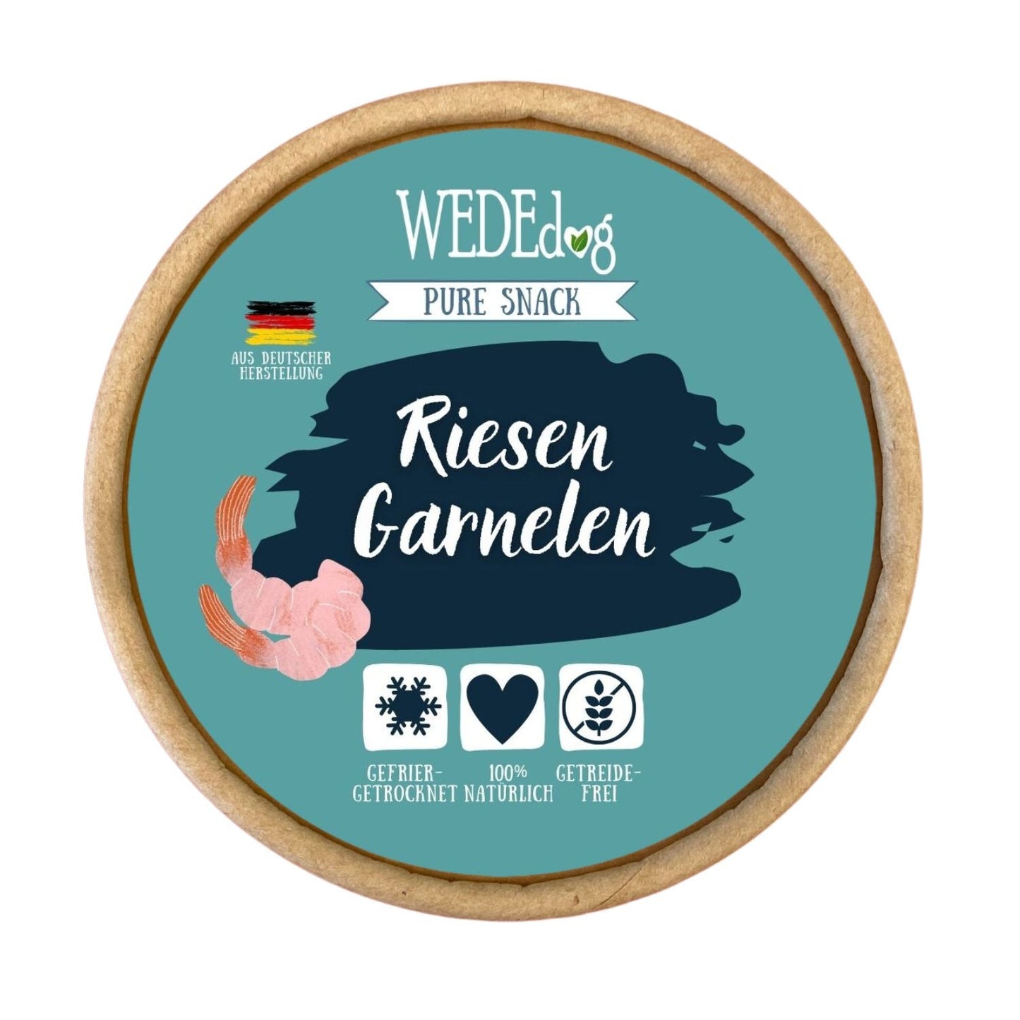WEDEdog Pure Gefriergetrocknete Riesengarnelen 20g