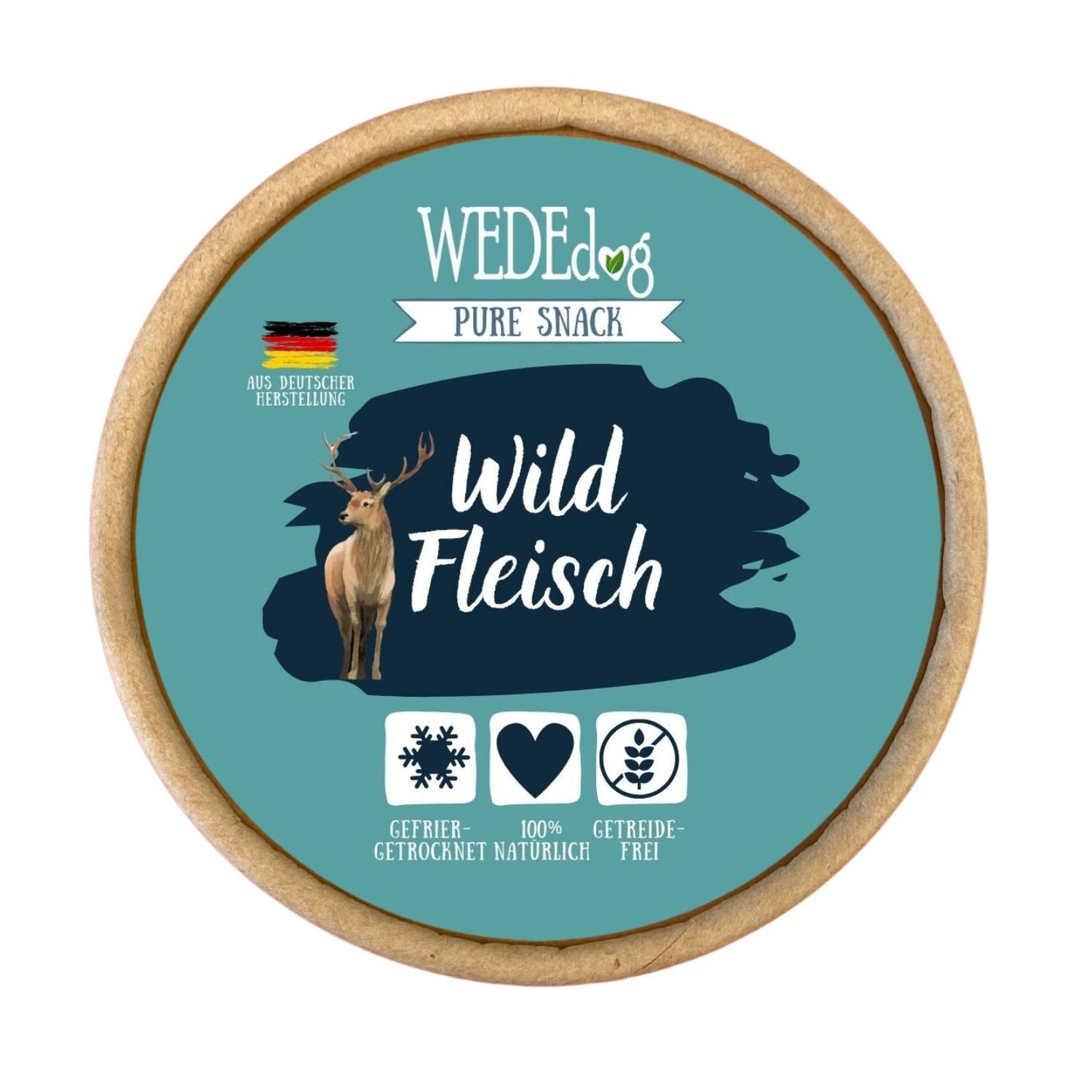 WEDEdog Pure Gefriergetrocknetes Wild Fleisch 30g