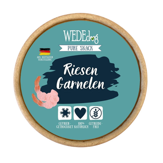 WEDEdog Pure Gefriergetrocknete Riesengarnelen 20g