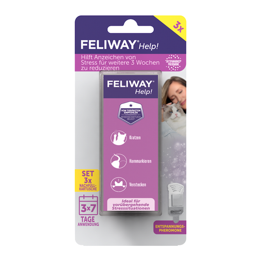 Ceva Feliway Help! Nachfüllset 3er